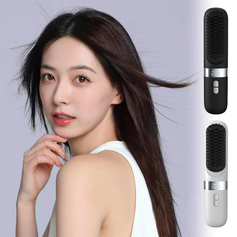 Brosse chauffante sans fil qui vous suit partout