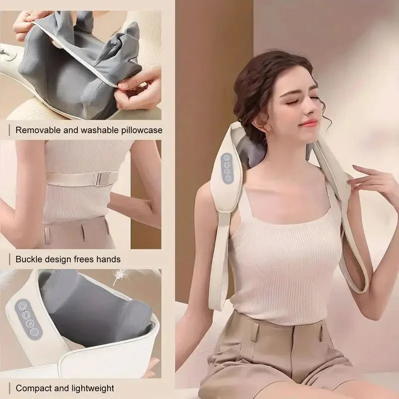 Masseur cervical chauffant