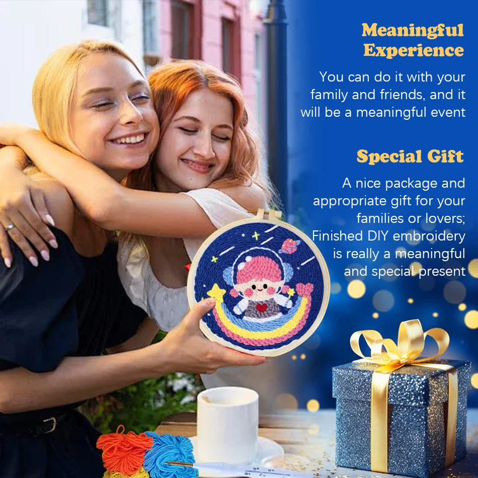 đ§¶ Kit de Broderie â Punch Needle Complet