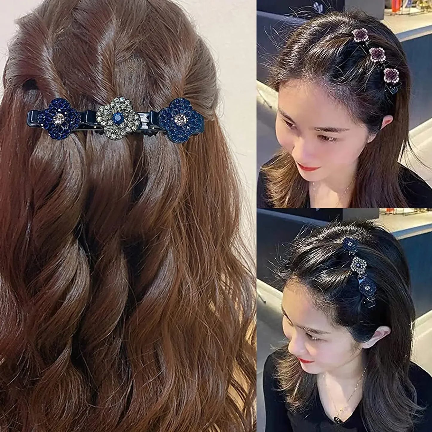 Barrette fleur pour femme.