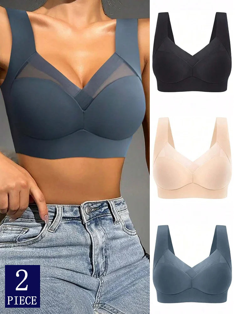 2 Brassières Push-Up Sans Armature – Sport & Confort