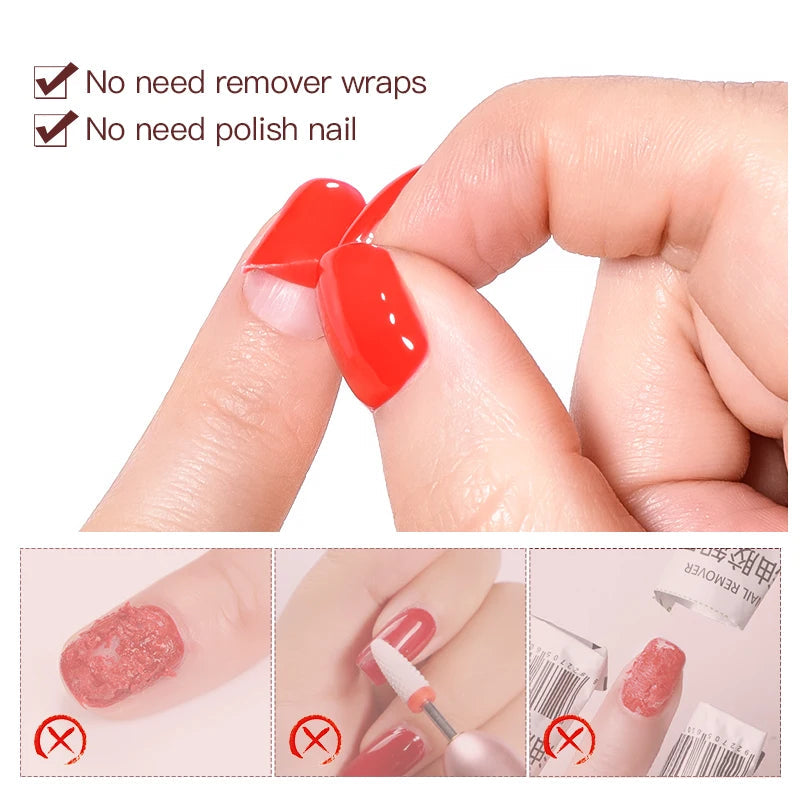 7Ml Peel off Gel Base Gel No Need Remover Water Soak off Nail Art UV Primer Gel Nail Polish Top Coat Polish Lacquer