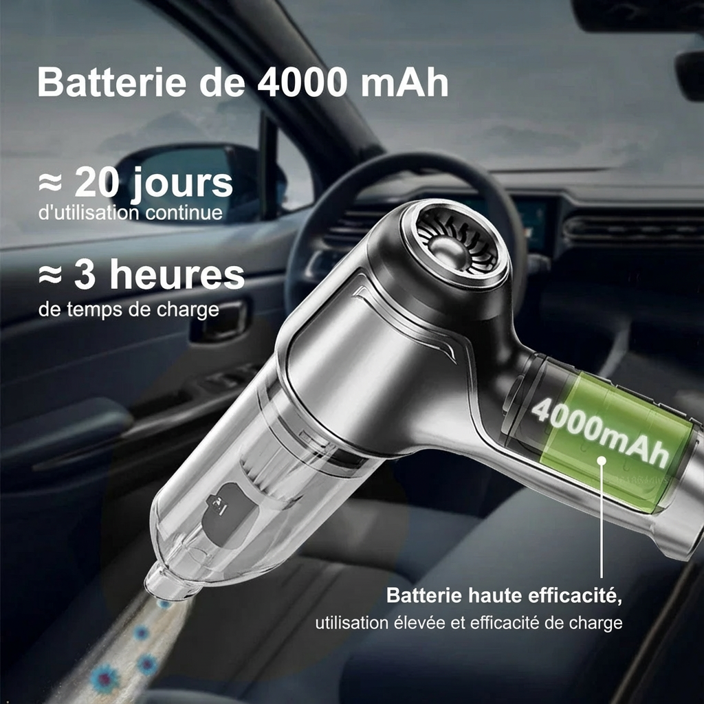 Aspirateur voiture sans fil