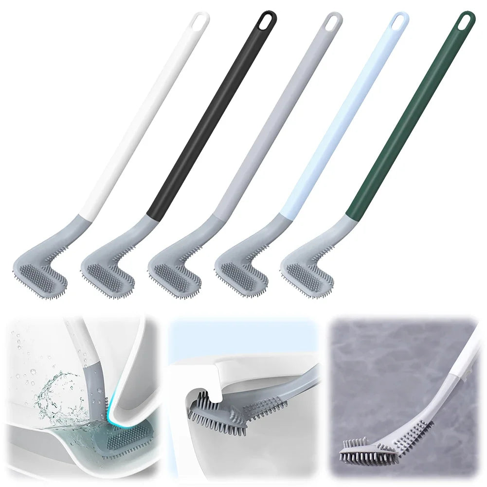 Brosse WC en Silicone Forme de Balle de Golf