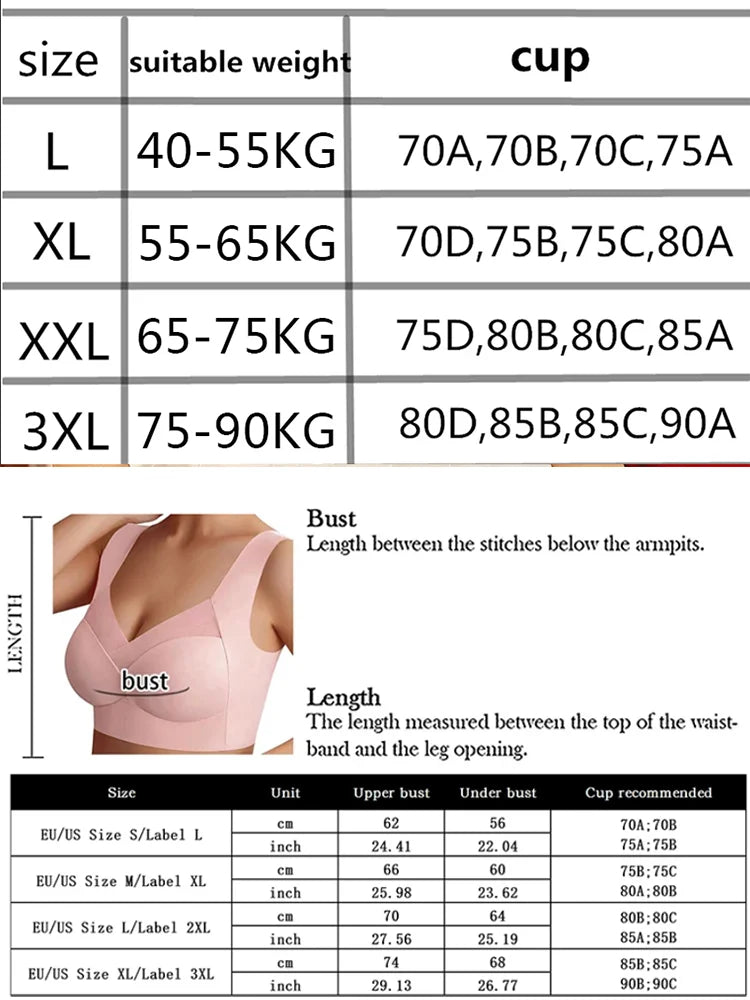 2 Brassières Push-Up Sans Armature – Sport & Confort