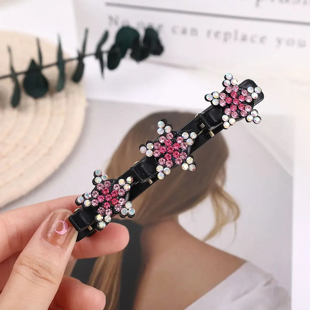 Barrette fleur pour femme.