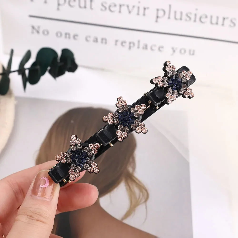 Barrette fleur pour femme.