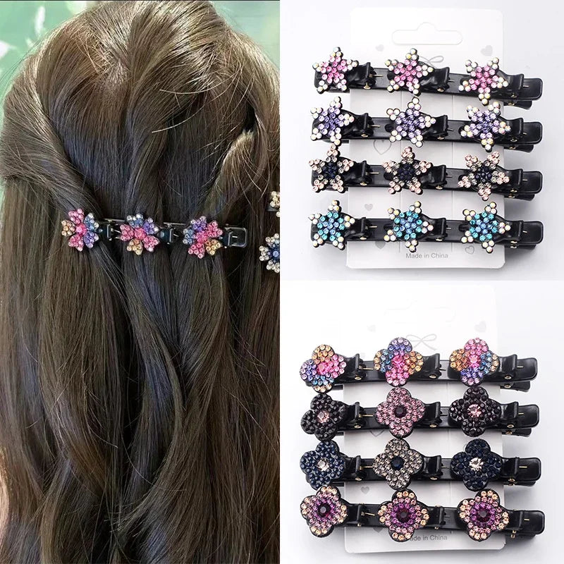 Barrette fleur pour femme.