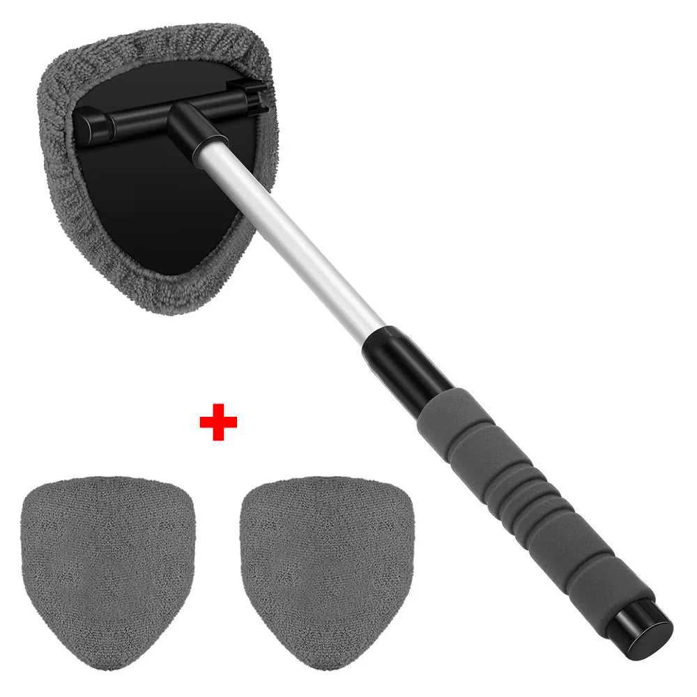 Nettoyeur de Pare-Brise Télescopique – Élimine la Buée Instantanément