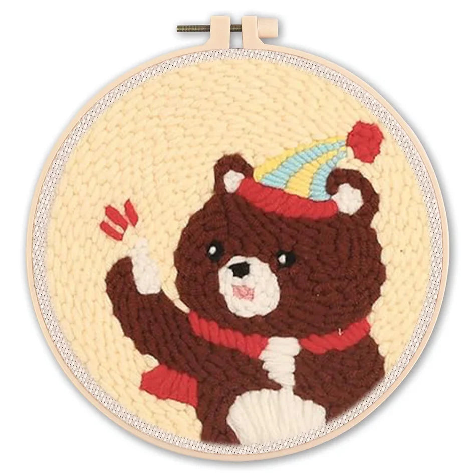 🧶 Kit de Broderie – Punch Needle Complet