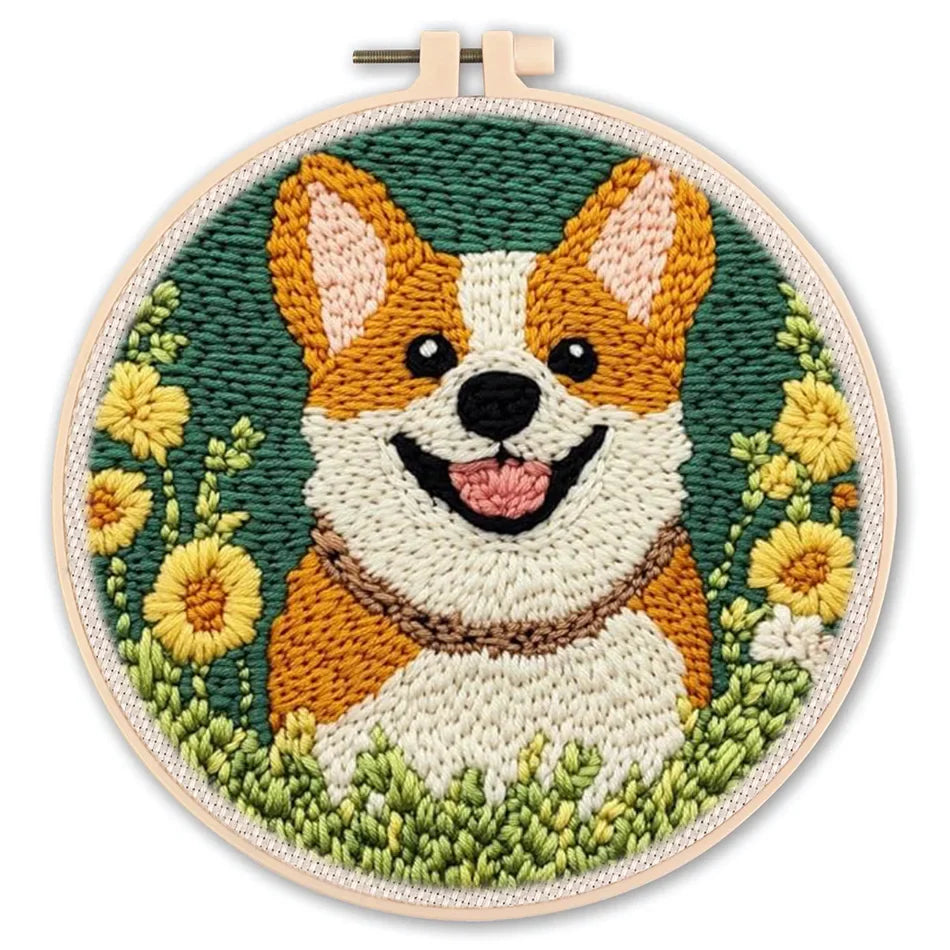 🧶 Kit de Broderie – Punch Needle Complet