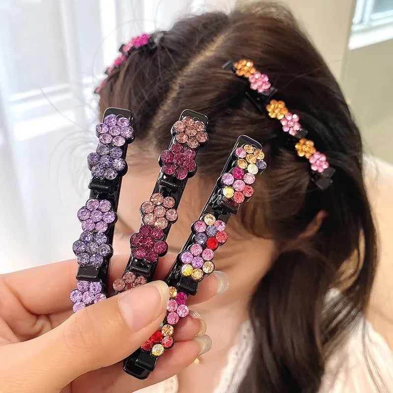 Barrette fleur pour femme.