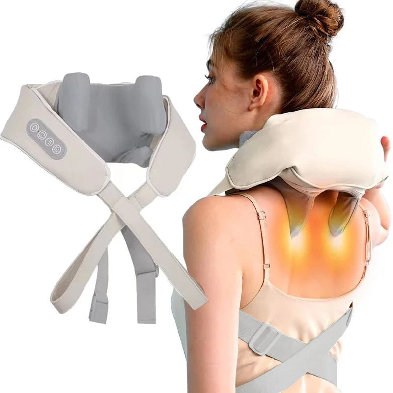 Masseur cervical chauffant