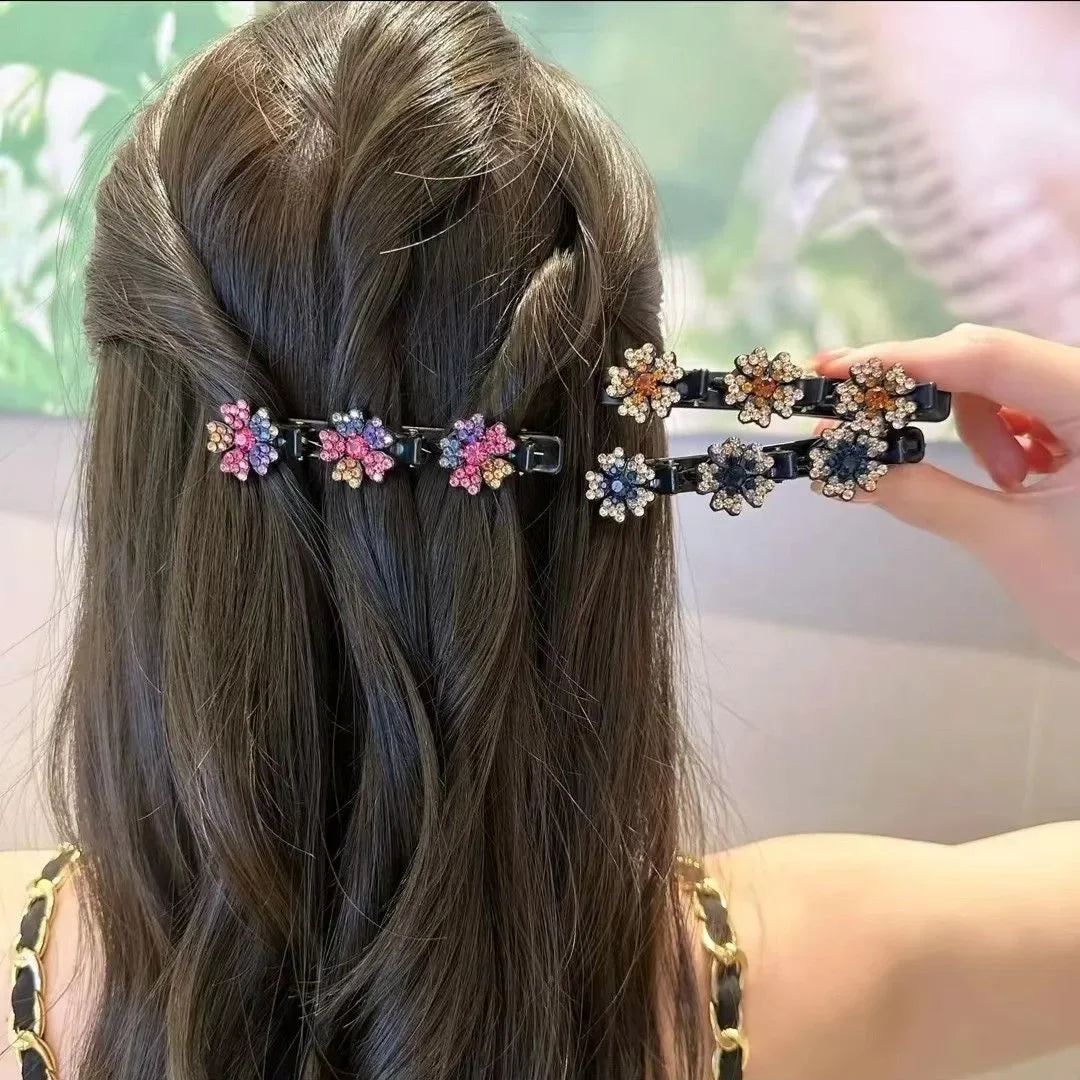 Barrette fleur pour femme.